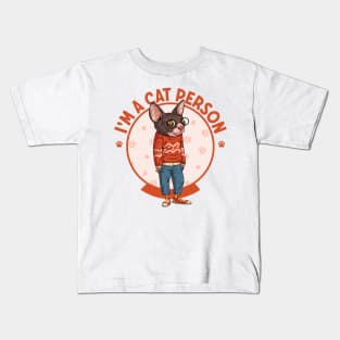 Im A Cat Person Kids T-Shirt